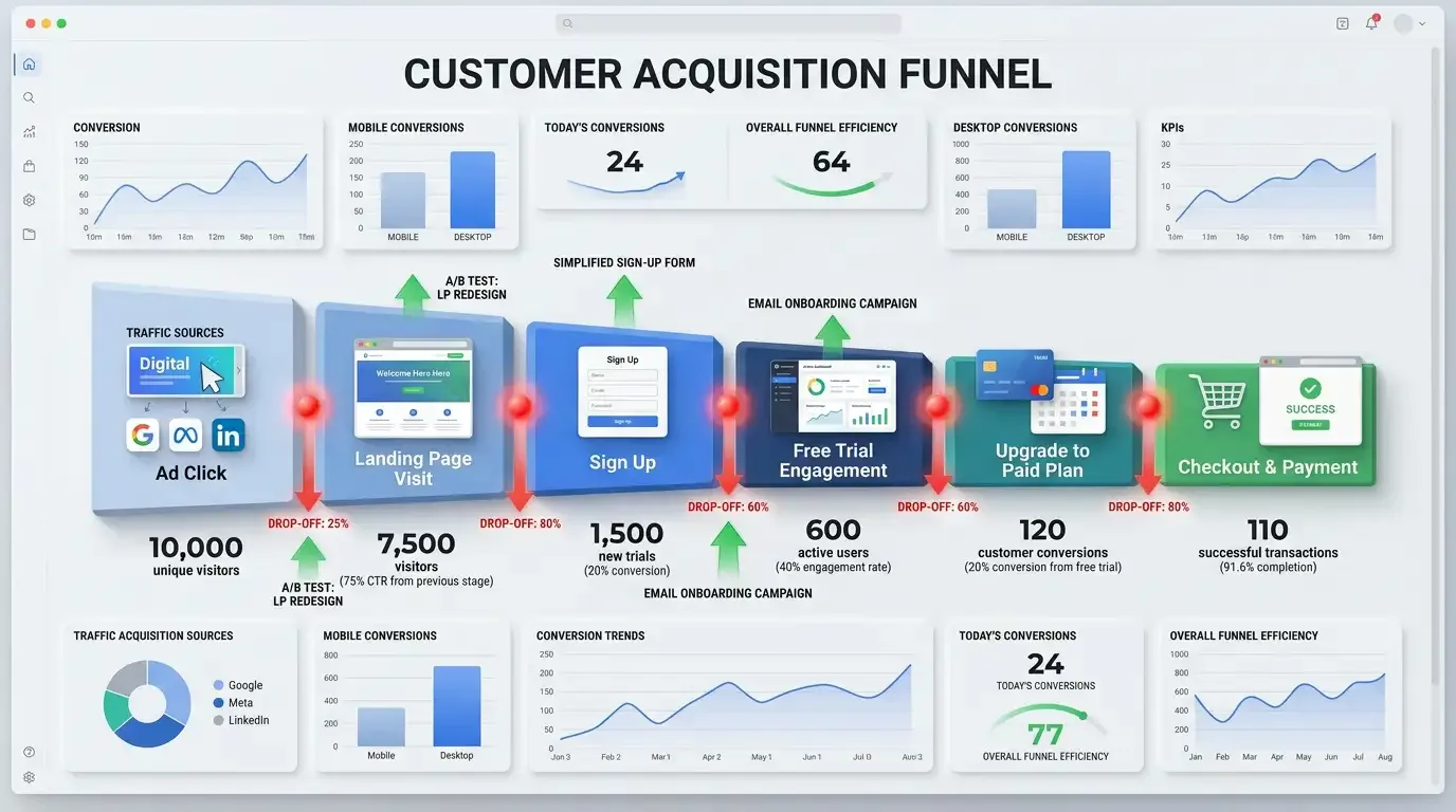 Sales Funnel Leaks: Find and Fix What’s Losing You Money